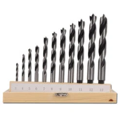 Holz- Und Zentrumbohrer-Satz - 13-teilig