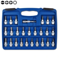 Steckschlüsselsatz 3/8" - 61-teilig - "Super Lock" / Wellenprofil