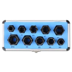 Spezial-Steckschlüsseleinsätze - 9-19 Mm - 10-teilig - "Twist"