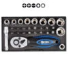 Steckschlüsselsatz 1/4" - 28-teilig - Aus Chrom-Vanadium-Stahl -Outlet ESSKA Store 02 205
