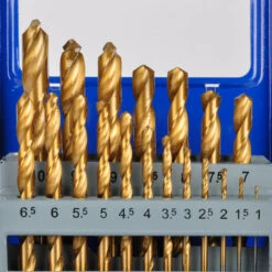 Spiralbohrersatz - HSS - Titan Nitriert - 19-teilig - 1 Bis 10 Mm