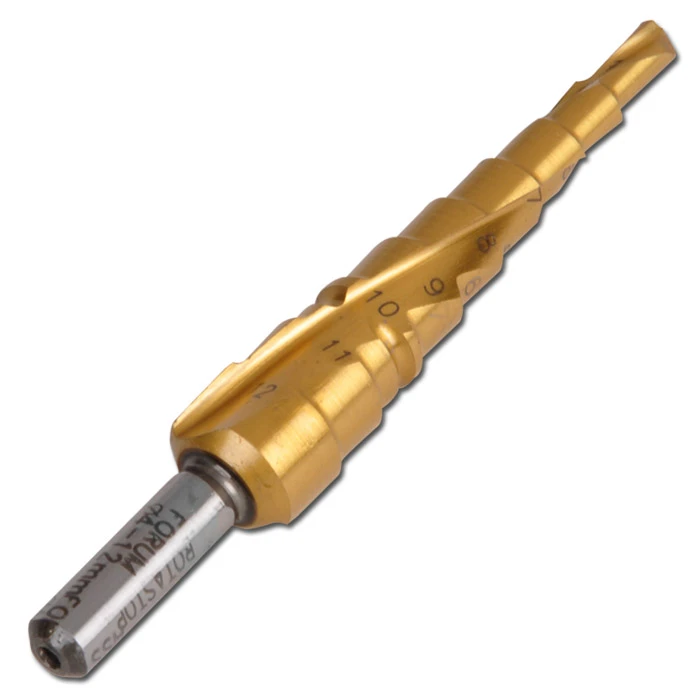 Stufenbohrer - Bohrbereich 4-40,5 Mm - TiN-beschichtet - Universal - Spi 3 Stufenbohrer - Bohrbereich 4-40,5 Mm - TiN-beschichtet - Universal - Spi