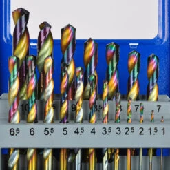 Spiralbohrersatz - HSS - 19-teilig - 1 Bis 10 Mm - Cobalt Beschichtet