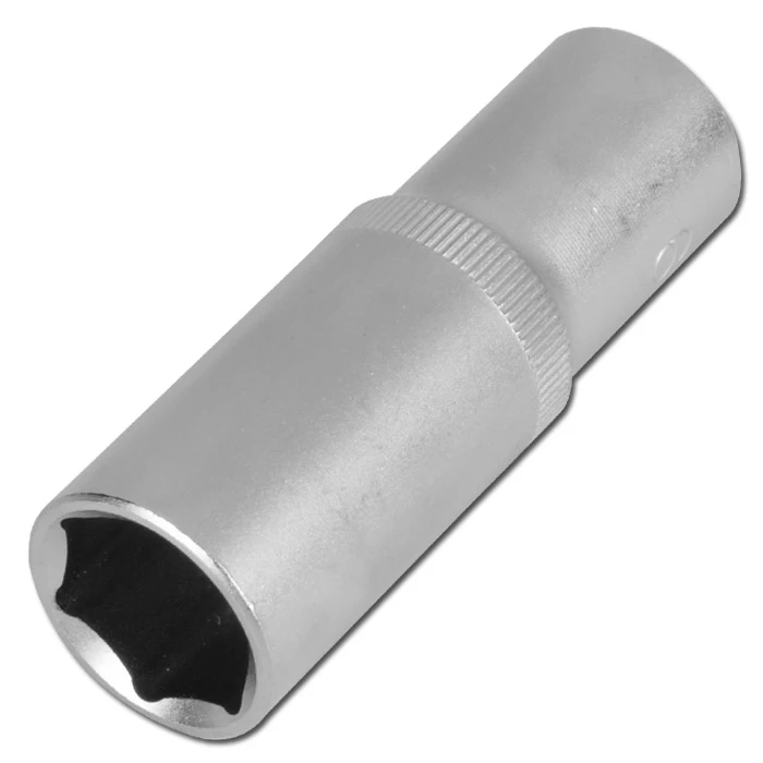 Steckschlüssel-Einsätze - Tief - 9 Teilig- 10 Bis 24 Mm - 1/2" 3 Steckschlüssel-Einsätze - Tief - 9 Teilig- 10 Bis 24 Mm - 1/2"