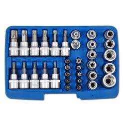 T-Profil Bit -und Steckschlüsselsatz 3/8" - 34-teilig