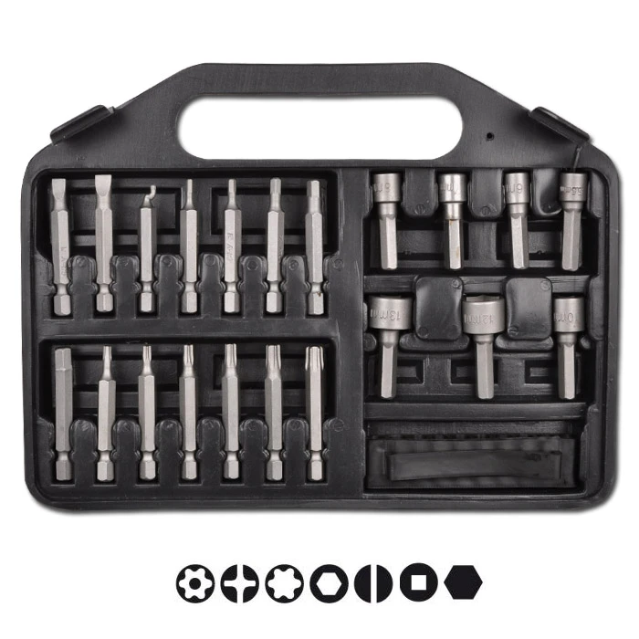 Bohrmaschinen-Bitsatz 42-teilig - 1/4" 3 Bohrmaschinen-Bitsatz 42-teilig - 1/4"