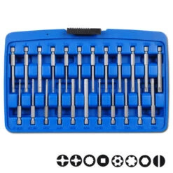 Sicherheitsschrauben-Bitsatz (lang) - 50-teilig