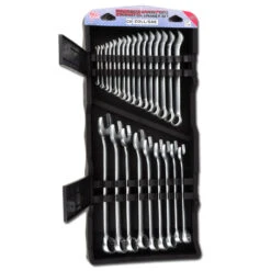 Maulringschlüssel-Satz - CV-Stahl - 1/4" Bis 1¼ - 25-tlg - Im Displaykoffer