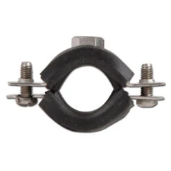 Rohrschelle - Edelstahl Mit Einlage - Spannbereich-Ø 11 - 14 Bis 244 - 250 Mm - Gewinde M8 Und M10 - Breite 20 Und 25 Mm