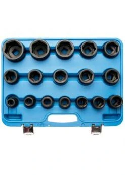 Kraft-Steckschlüssel-Einsätze - 19 Bis 55 Mm - 3/4 " Antrieb - 17-tlg.