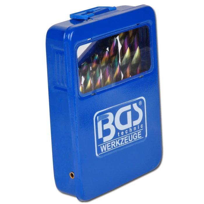 Spiralbohrersatz - HSS - 19-teilig - 1 Bis 10 Mm - Cobalt Beschichtet 5 Spiralbohrersatz - HSS - 19-teilig - 1 Bis 10 Mm - Cobalt Beschichtet – Bild 3