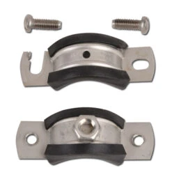 Rohrschelle - Edelstahl Mit Einlage - Spannbereich-Ø 11 - 14 Bis 244 - 250 Mm - Gewinde M8 Und M10 - Breite 20 Und 25 Mm -Outlet ESSKA Store 04 22