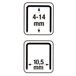 Schnellnagler (Hand-Tacker) "BGS" - Für Klammern Typ 53 -Outlet ESSKA Store 05 11
