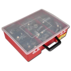 Schneckengewinde-Schlauchschellen Sortiment - Stahl Verzinkt - Ø 16-90 Mm - 12 Mm Breit - 125 Teilig - Preis Per Set -Outlet ESSKA Store 05