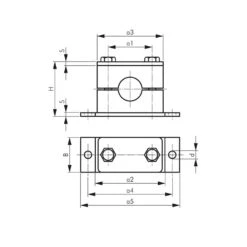Rohrschelle - Kunststoff Mit Anschweißplatte - Rohr-Ø 6 Bis 48,3 Mm - Leichte Baureihe 1 Bis 6 -Outlet ESSKA Store 05 3