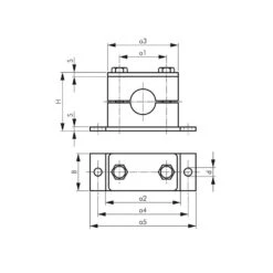 Rohrschelle - Schwere Baureihe 1 Bis 4 - Mit Anschweiß- Und Deckplatte - Rohr-Ø 6 Bis 60,3 Mm - Preis Per Stück -Outlet ESSKA Store 05 7