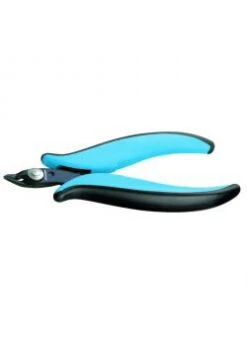 Miniatur Elektronik-Seitenschneider - 132 Mm - Drahthalterklemme - 21° Gewinkelte Schneiden - Ohne Fase