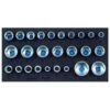 Steckschlüssel-Einsatz-Satz - Antrieb 1/2" - In Check-Tool-Modul - SW 10-32 Mm