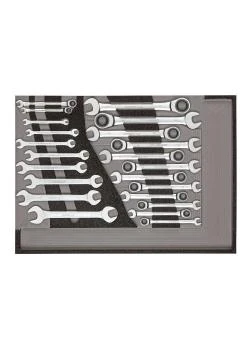 GEDORE Red Ringratschen Und Doppelmaulschlüssel-Satz - Im Schaumstoffmodul - 22-tlg 3 GEDORE Red Ringratschen Und Doppelmaulschlüssel-Satz - Im Schaumstoffmodul - 22-tlg