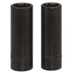 Schneider SKSL-Set 1/2"-2 Long - Steckschlüssel - 2 Stück - Für Druckluftwerkzeuge