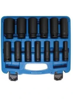 Kraft-Steckschlüssel-Einsätze - Tief - Zöllig - 7/16" Bis 1 1/4" - 1/2 Antrieb