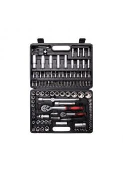 Steckschlüsselsatz - 108-tlg. - Antrieb- 1/4"-1/2" - SuperLock-Profil - CV-Stahl