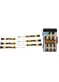 Präzisions-Schraubendreher Satz - Mit Drehbarer Endkappe - 6-tlg.