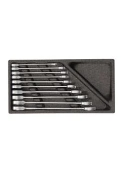 GEDORE Red Ringratschenmaulschlüssel-Satz Im 1/3 Schaumstoffmodul - 10-teilig