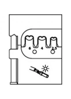 Modul-Einsatz - Für Multi Contact MC4 - 2,5 - 4 - 6 Mm2