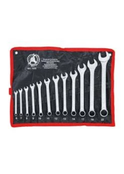 Maul-Ringschlüssel-Satz - Schlüsselweite 6 Bis 22 Mm - 12-tlg. - Chrom-Vanadium-Stahl