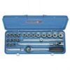 Gedore Steckschlüsselsatz - 1/2" - 24 Teilig - Stahl Verchromt