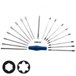 Spezial-T-Griff-Schraubendrehersatz - 19-teilig