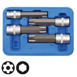 Biteinsätze - Innen-6-kant - MAXI Mit Bohrung - 4-teilig - 1/2"