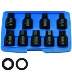 Bit-Einsatz-Set Innensechskant Und XZN - 3/4"