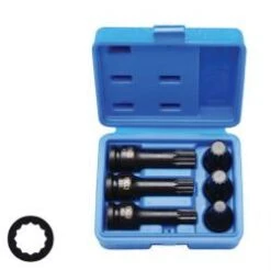 Kraft-Steckschlüssel- Einsätze "BGS" - 1/2" Antrieb - Innenvielzahn - Chrom-Moly