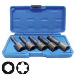 Spezial-Steckschlüsseleinsätze - 8-16 Mm - 1/2" - 5-teilig - "Twist"