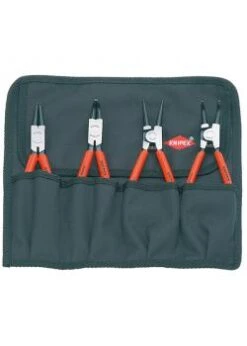 Sicherungsringzangen-Set - 4-teilig - In Rolltasche