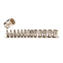 Steckschlüssel-Einsätze - 6,3 1/4 - 12-kant - 4-14 Mm - 13 Tlg.