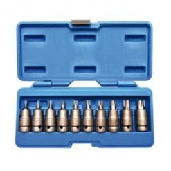 Kraft-T-Profil-Biteinsätze - T20-T70 - 10 Tlg.