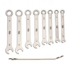 Maul-Ringschlüssel-Satz - Mini Ausführung - 4-10 Mm - 8 Tlg.