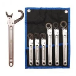 Leitungs-Ratschenschlüssel-Satz - 6 Tlg.