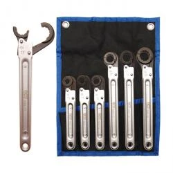 Leitungs-Ratschenschlüssel-Satz - 6 Tlg. 3 Leitungs-Ratschenschlüssel-Satz - 6 Tlg.
