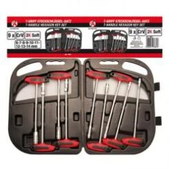 T-Griff-Steckschlüsselsatz - 6 - 14 Mm - 9-tlg.