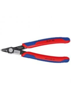 Electronic Super Knips® Präzisionszange - Brüniert - Mit Drahtklemme - 125 Mm - Mit Mehrkomponenten-Hüllen