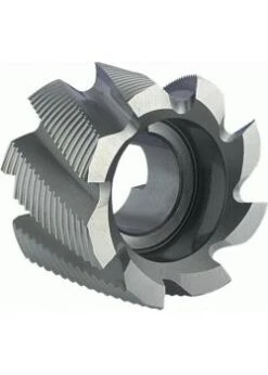 Walzenstirnfräser "HSS Co8 Typ HR" - Feinschruppverzahnt