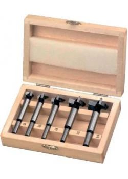 Kunstbohrer-Satz HW, 5-teilig, Ø: 15-35 Mm, In Holzkassette,FORUM 3 Kunstbohrer-Satz HW, 5-teilig, Ø: 15-35 Mm, In Holzkassette,FORUM