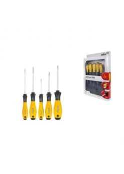 Schraubendreher SoftFinish® ESD - Satz (5-tlg.) - Schlitz/ Phillips - Serie 302ESD HK5 01