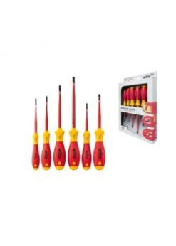 Schraubendreher SoftFinish® Electric SlimFix - Satz - Schlitz/ Pozidriv