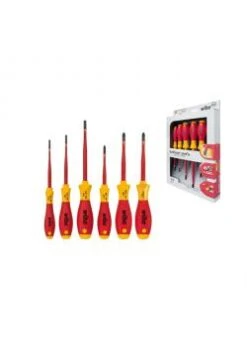 Schraubendreher SoftFinish® Electric SlimFix - Satz - Schlitz/ Phillips/ Pozidriv