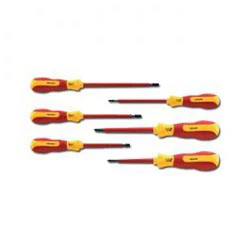 Schraubendreher-Satz VDE - 6-tlg. - 4-6,mm /PH1,PH2 + Prüfer 3 Schraubendreher-Satz VDE - 6-tlg. - 4-6,mm /PH1,PH2 + Prüfer